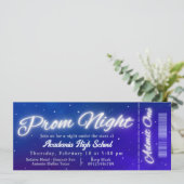 Prom Night - Under the Stars Ticket Invitation (Debout devant)