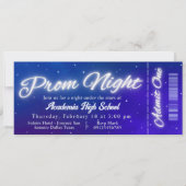 Prom Night - Under the Stars Ticket Invitation (Devant)