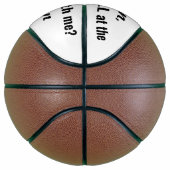 Prom- of HOCO-voorstel Cute Funny Promposal Idea Basketbal (Rechts)