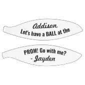 Prom- of HOCO-voorstel Cute Funny Promposal Idea Basketbal (Panelen)