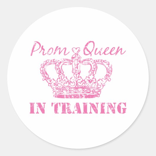 Prom Queen in training Sticker (Voorkant)