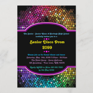 Prom senior junior, Disco, Gatsby stijl, Disco lig Kaart