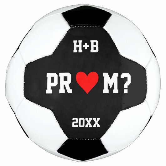 Prom-voorstel Ideeën Modern-Voetbal Voetbal (Voorkant)