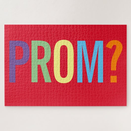 Prom? Vraag haar/hem naar Dance Secret Message Legpuzzel (Horizontaal)