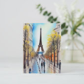 Promenade à Paris Carte postale (Debout devant)