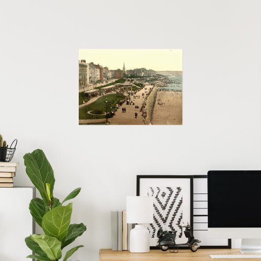 Promenade, Bridlington, Yorkshire, Engeland Poster (Thuiskantoor)