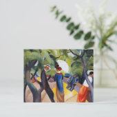 Promenade dans le parc Août Macke Carte postale (Debout devant)