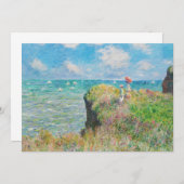 Promenade de falaise de Monet aux invitations de (Devant / Derrière)