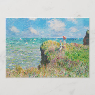 Promenade de falaise de Monet aux invitations de