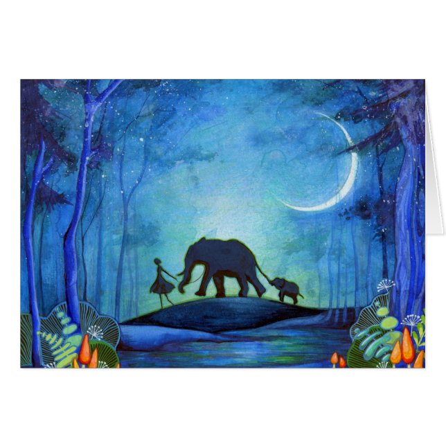 Promenade d'éléphant (Devant horizontal)