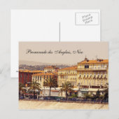 Promenade des Anglais, briefkaart van Nice (Voorkant / Achterkant)