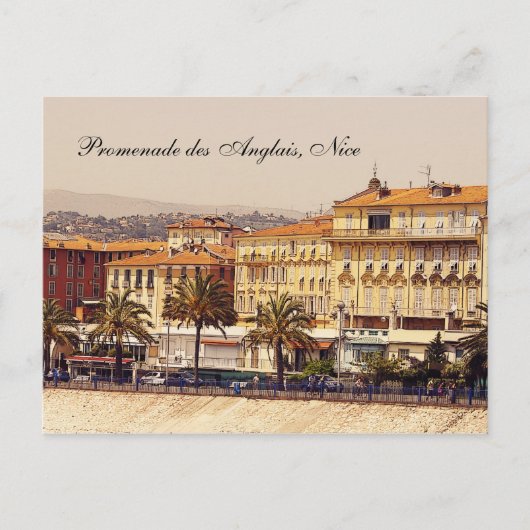 Promenade des Anglais, briefkaart van Nice (Voorkant)