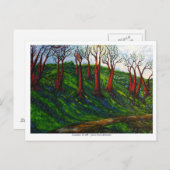 Promenade d'été CARTE POSTALE (Devant / Derrière)