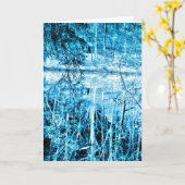 Promenade d'hiver dans la foret carte de photograp (Fleur jaune)