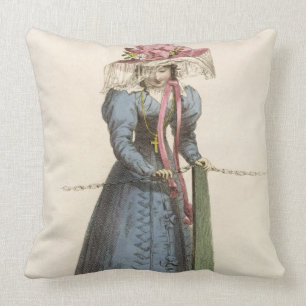 Promenade Dress, mode bord van Ackermann's Re Kussen