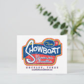 Promenade en bateau à chaussures sur carte postale (Debout devant)