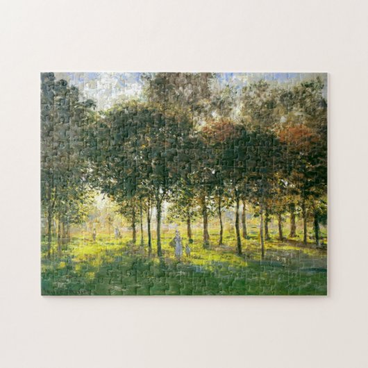 Promenade in Argenteuil Soleil Couchant Monet Fine Legpuzzel (Horizontaal)