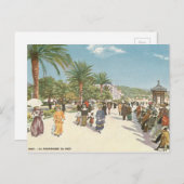 Promenade in Nice Briefkaart (Voorkant / Achterkant)