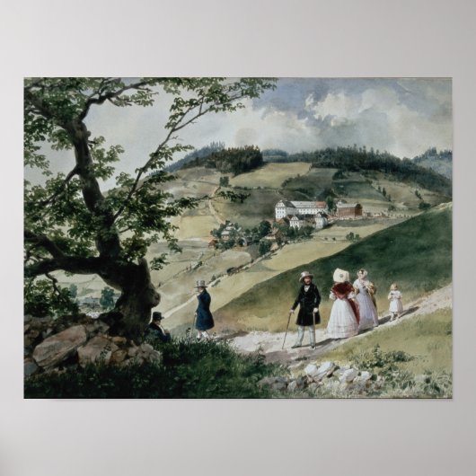 Promenade in tablet poster (Voorkant)