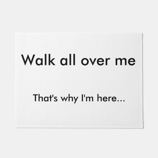 Promenade partout je tapis de porte (Devant)