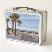 Promenade Pavée À Pensacola Beach Lunchbox (Dos)
