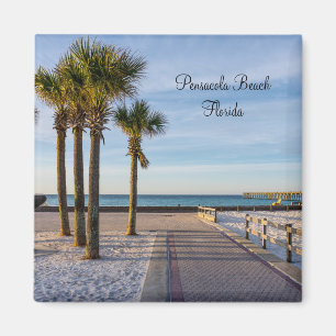 Promenade Pavée À Pensacola Beach Magnet
