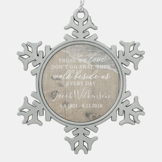 Promenade près de nous ornement commémoratif de (Devant)