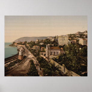 Promenade, Sanremo, Ligurië, Italië Poster