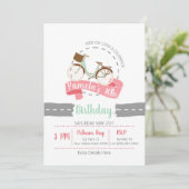 Promenade Sur Vélo Invitation Anniversaire | Menti (Debout devant)
