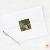 Promenade Vierkante Sticker (Envelop)