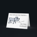 Promenades, Doggy. Carte<br><div class="desc">Un nouveau chien de compagnie,  mais beaucoup plus facile à posséder! Une carte d'anniversaire pour vous sortir de l'hameçon,  bon cadeau!</div>