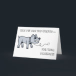 Promenades, Doggy. Carte<br><div class="desc">Un nouveau chien de compagnie,  mais beaucoup plus facile à posséder! Une carte d'anniversaire pour vous sortir de l'hameçon,  bon cadeau!</div>