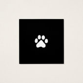 Promeneur de chien noir moderne Garde d'animaux (Dos)