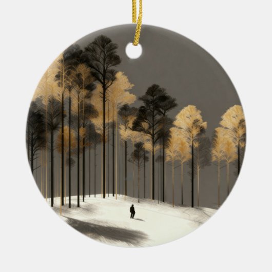 Promeneur Solitaire Ornement de Forêt (Devant)