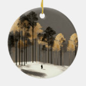 Promeneur Solitaire Ornement de Forêt (Dos)