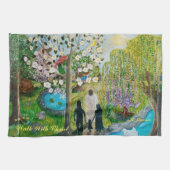 Promenez-Vous Avec Le Serviette De Cuisine Christ (Horizontal)