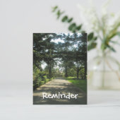 Promenez-vous dans la carte de rappel du parc (Debout devant)