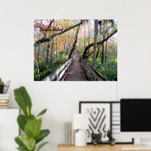 Promenez-vous dans les bois Poster (Bureau à domicile)