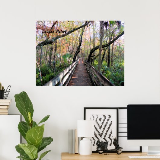 Promenez-vous dans les bois Poster (Bureau à domicile)