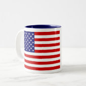 Promesse d'allégeance Drapeau Mug (Devant gauche)