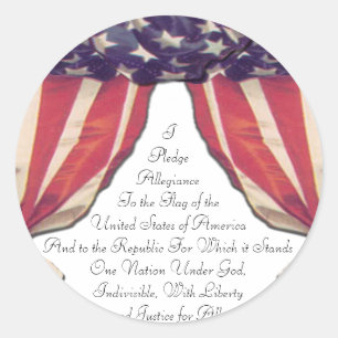 Promesse d'Allégeance Stickers Round