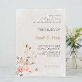 Promesse d'automne - Élégante invitation Mariage d (Debout devant)