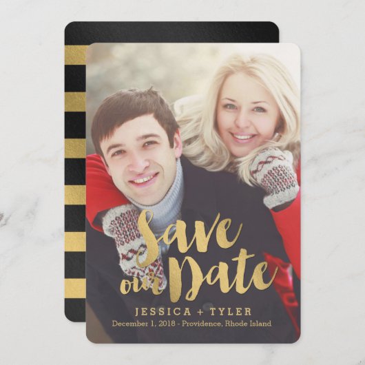 Promesse de brillance Enregistrer le Carte photo d (Devant / Derrière)