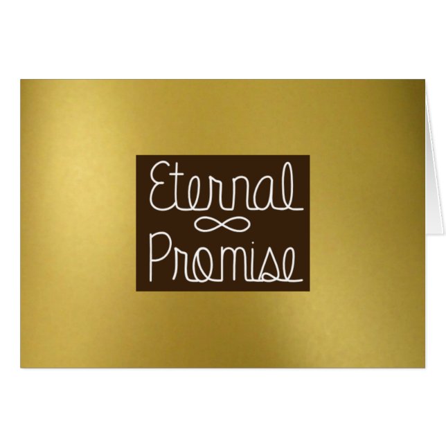 Promesse externe Gold (Devant horizontal)