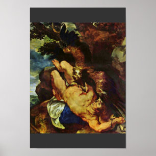 Prometheus Bond door Rubens Peter Paul Poster