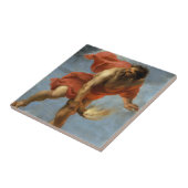 Prometheus die vuur vervoert tegeltje (Zijkant)