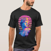 Prometheus Vaporwave Esthetische Griekse God Retro T-shirt (Voorkant)