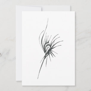 Prominentie Zwart Wit Abstract Tribal Tattoo Kunst Bedankkaart