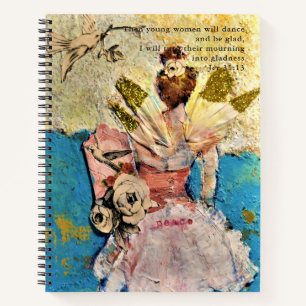Promise Peace mixed media art prayer Journal Notitieboek