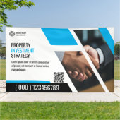 Promo Banner Blauwe Sjabloon (Buitenkant)